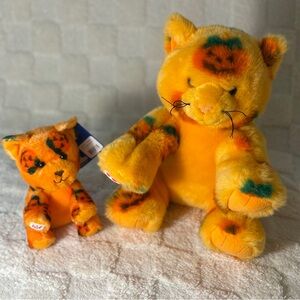 ‼️‼️SOLD‼️‼️ Pumpkin Kitty and Mini Beans Pumpkin Kitty Build-A-Bear